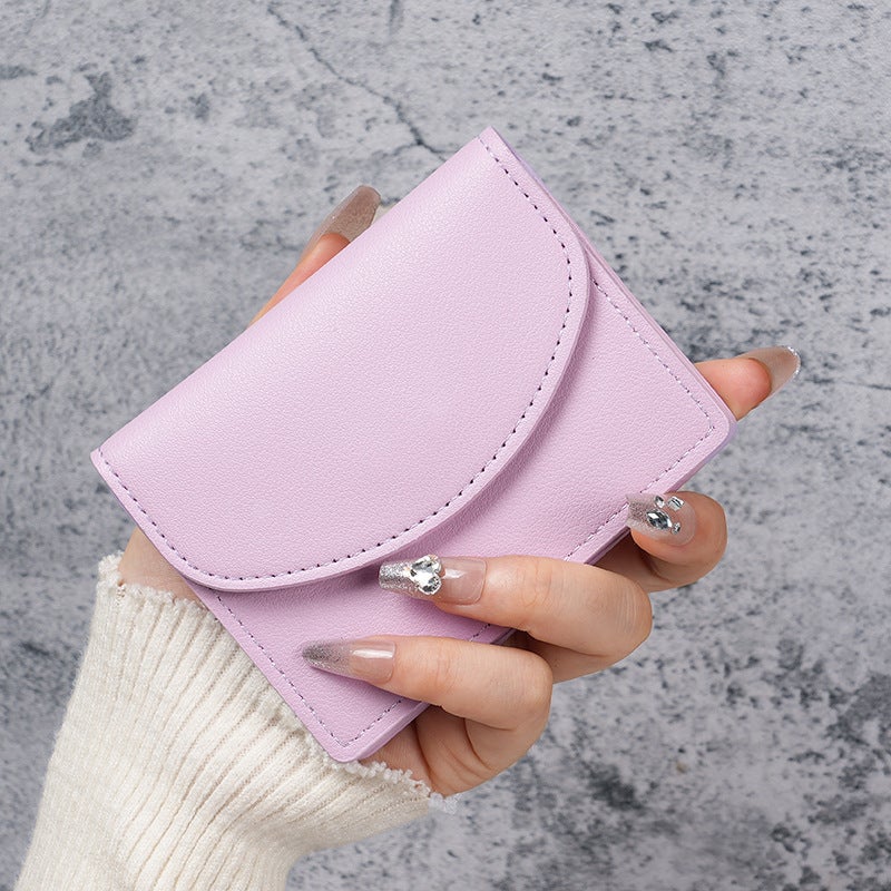 Multifunctional Solid Color PU Leather Wallet, RFID Blocking Design Portable Daily Storage Purse for Cards Cash Coin Business Use - Image 1