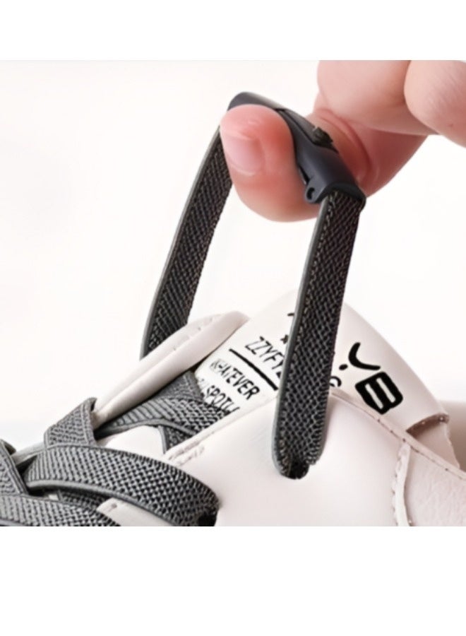 ShebSheb No Tie Elastic Shoelaces for Kids, Adults, Adjustable Tieless Shoe Lace - Image 5