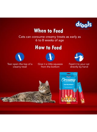 Creamy Lickable Cat Treats Seafood Medley - view 5