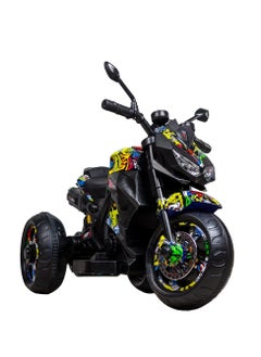 Generic Iris Electric Rides-on Motorcycle for Kids with 3 Wheels - Colorful Joker - XD-6688  - Image 1