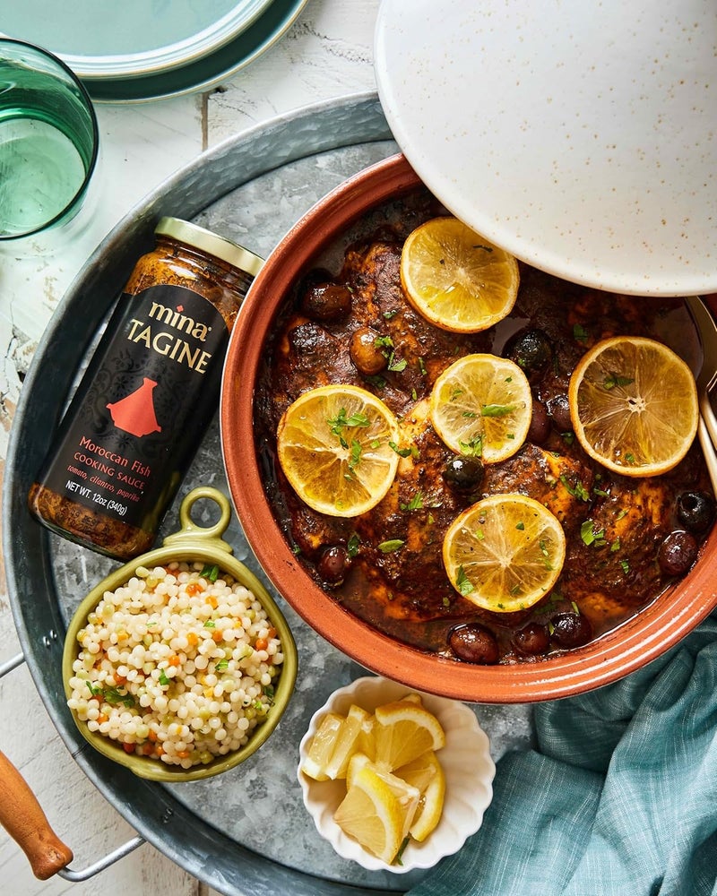 Mina Tagine Moroccan Fish Cooking Sauce with Paprika, Cilantro, and Tomato - 12 Oz - Image 5