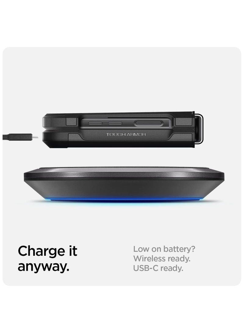 Spigen Tough Armor Case [Hinge Protection] Designed for Samsung Z Flip 4 5G (2022) - Black - Image 3