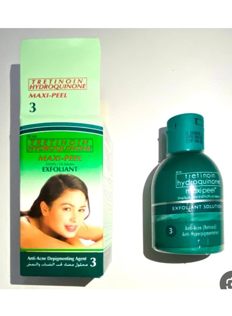 MAXIPEEL Exfoliant Solution 3 - 60mL - Image 1