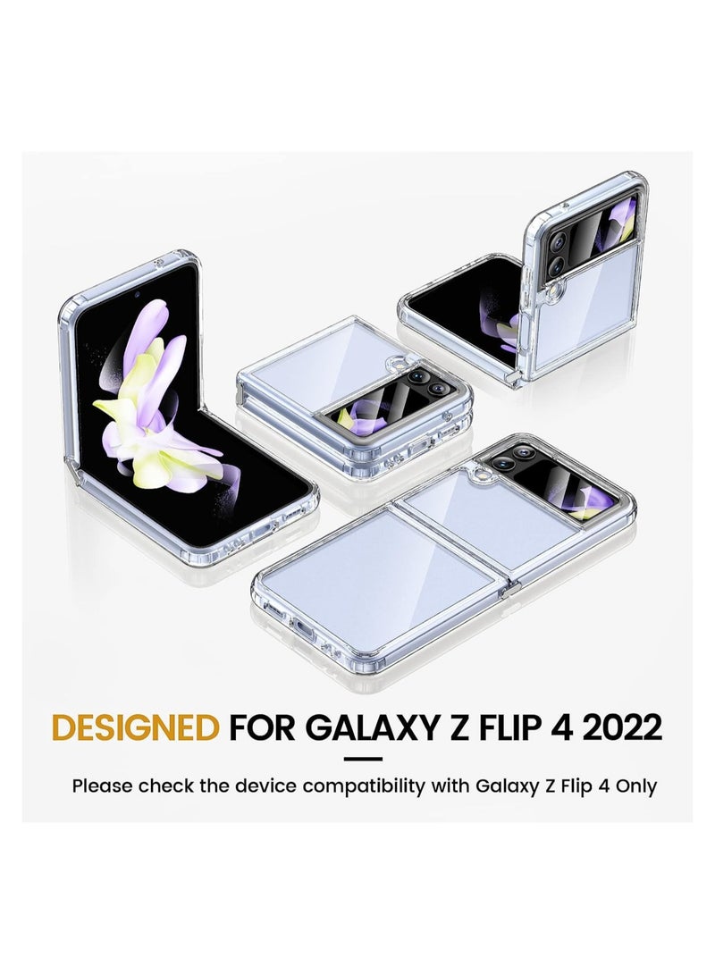 ELTRAZONE Galaxy Z Flip 4 Clear Case [Anti-Yellow] Slim Thin Premium TPU Crystal Shockproof Protective Cover Case for Samsung Galaxy Z Flip 4 5G 2022 - Image 2