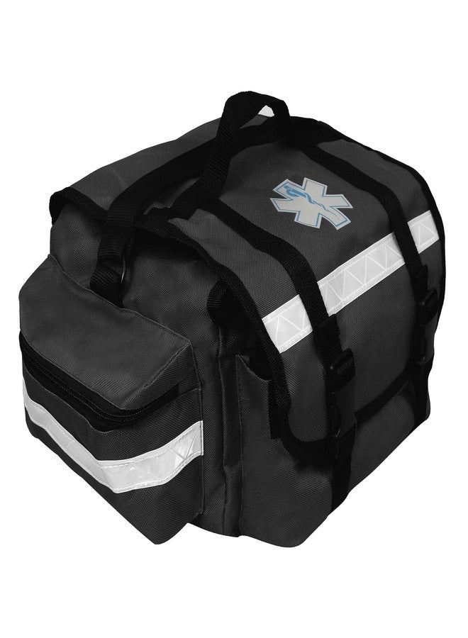 PRIMACARE حقيبة برايمكير KB-RO74-BK للاستجابة الأولى للإصابات، 17"x9"x7"، مجموعة مهنية متعددة الحجرات لحمل المستلزمات الطبية الطارئة، سوداء - Image 1