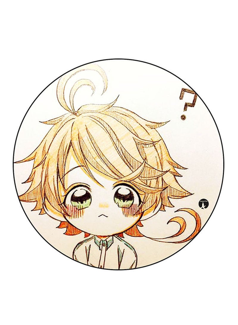 RKN Anime The Promised Neverland Printed Mouse Pad  Multicolour