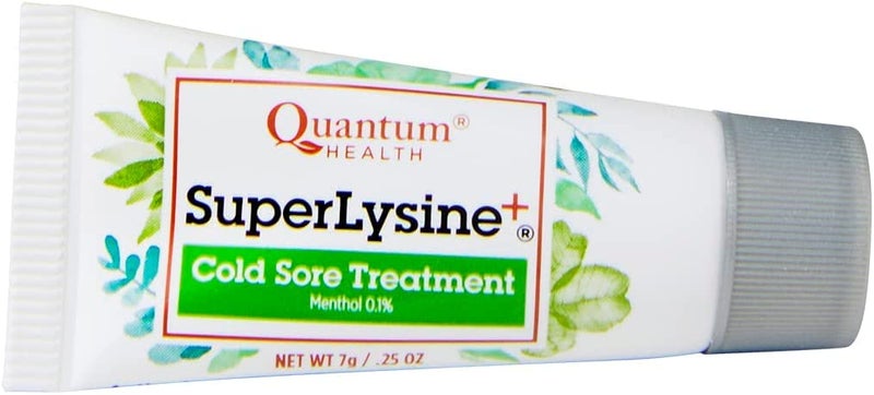 Quantum SuperLysine+ Cold Sore Treatment Ointment|Relieves Pain, Burning, and Itching|Cuts Healing Time in Half|0.25 Ounce - Pack of 2 - Image 3