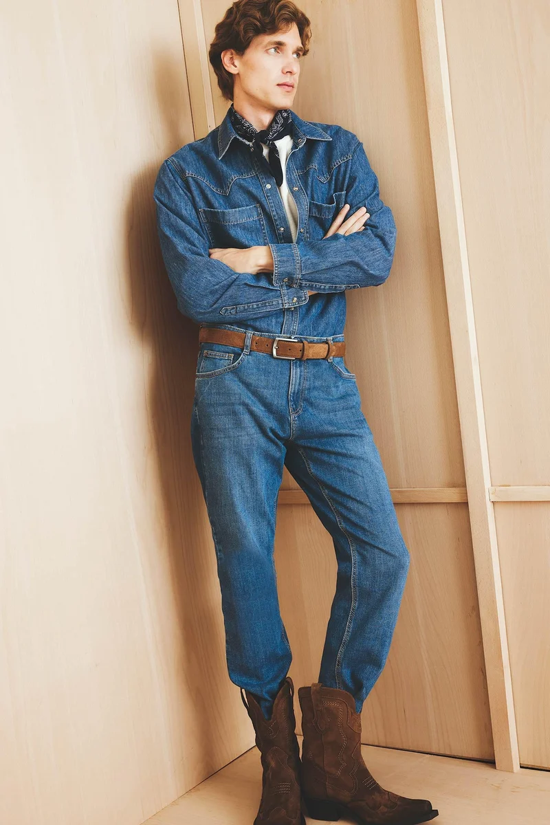 Defacto  Sergio Regular Fit Regular Waist Straight Leg Jeans for Men | Best Price UAE