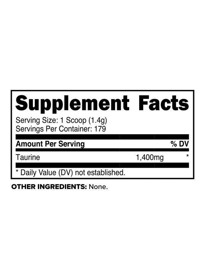 PrimaForce Taurine Powder, 250 Grams - Non-GMO & Gluten Free Supplement - Image 2