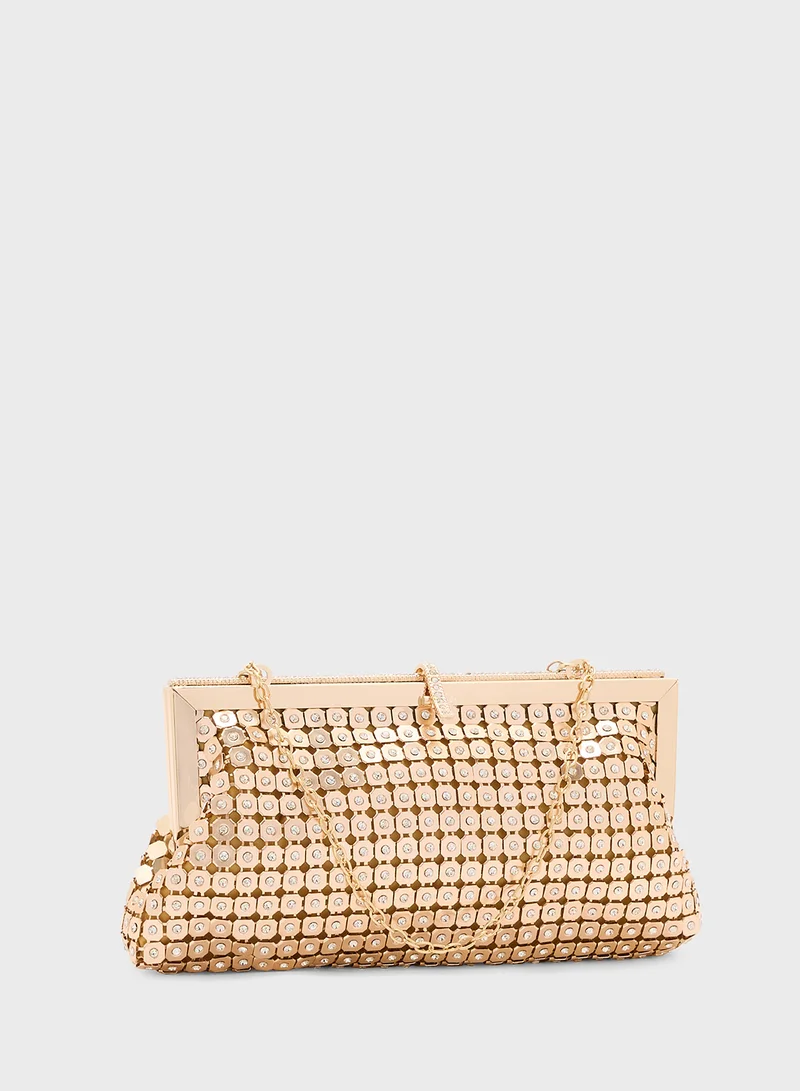 Ella Limited Edition Diamante Detail Clutch Bag