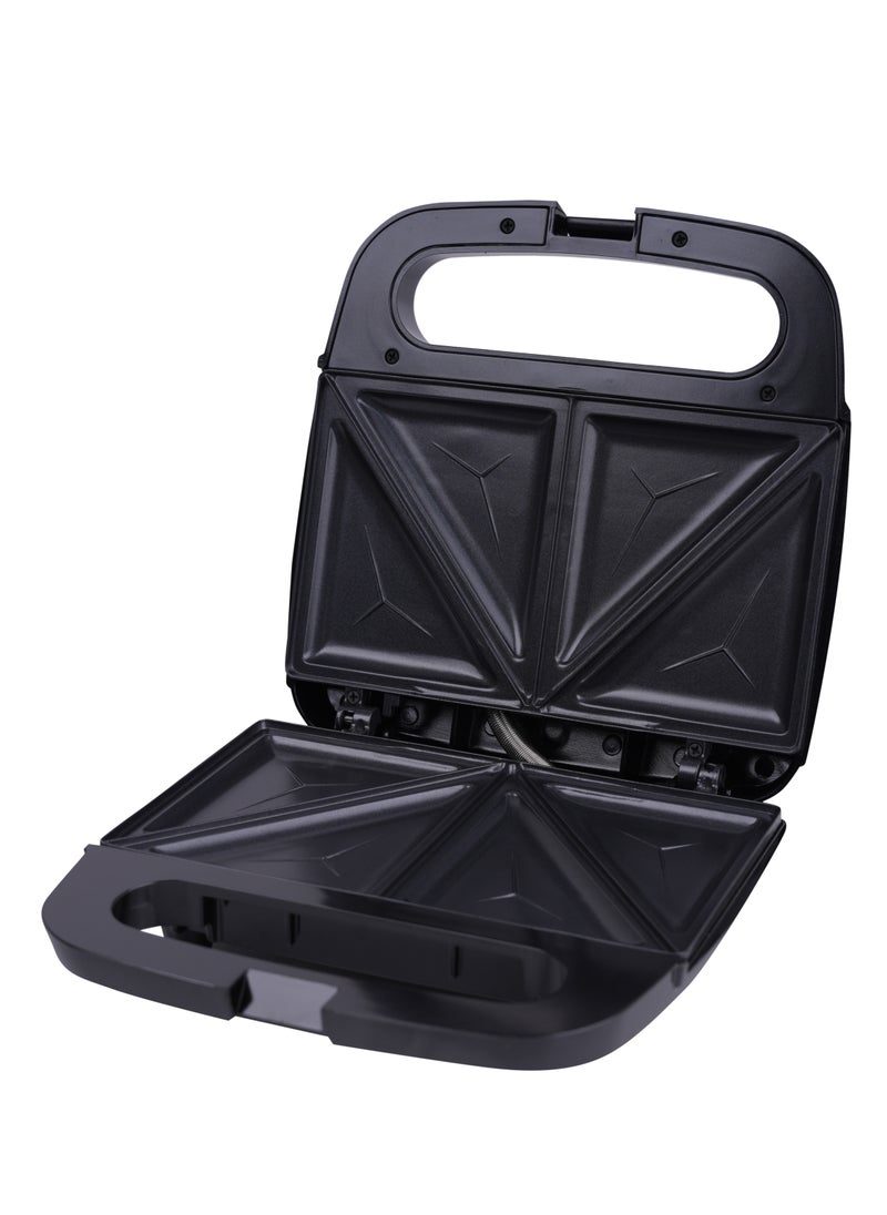 Sandwich Maker 2 Slice Fixed Plates 800 Watts Power & Ready Light Indicator RA-SMF108