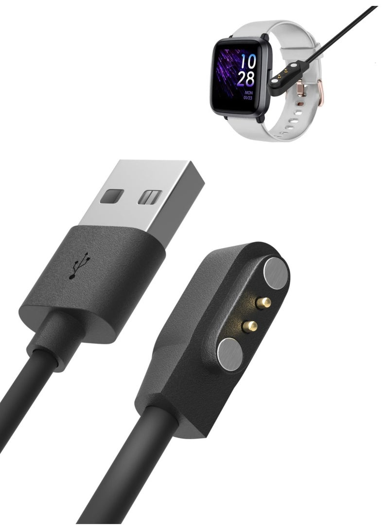 USB Charging Cable for YAMAY Letsfit VeryFit Pro, Smartwatch Watch Magnetic Charger Cable (100cm ) - Image 1