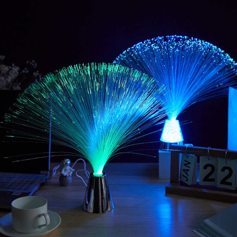 Colorful Fiber Optic Lamp Romantic Atmosphere Optical Fiber Colorful Gradient Color Changing Dark Decoration - Image 5