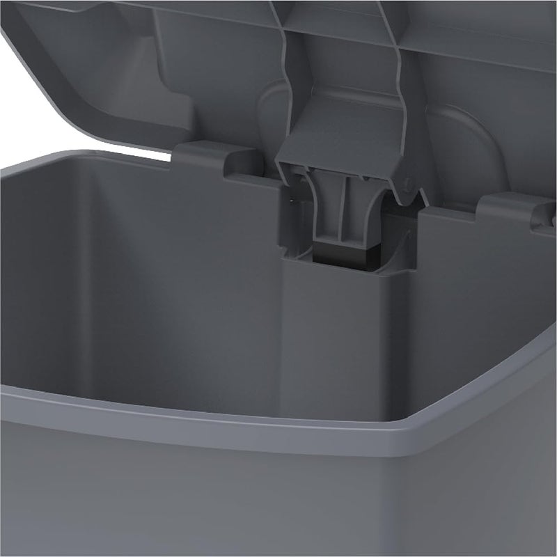 كوزموبلاست سلة قمامة من Cosmoplast سعة 45 لترًا، تحتوي على دواسة للفتح - Image 4