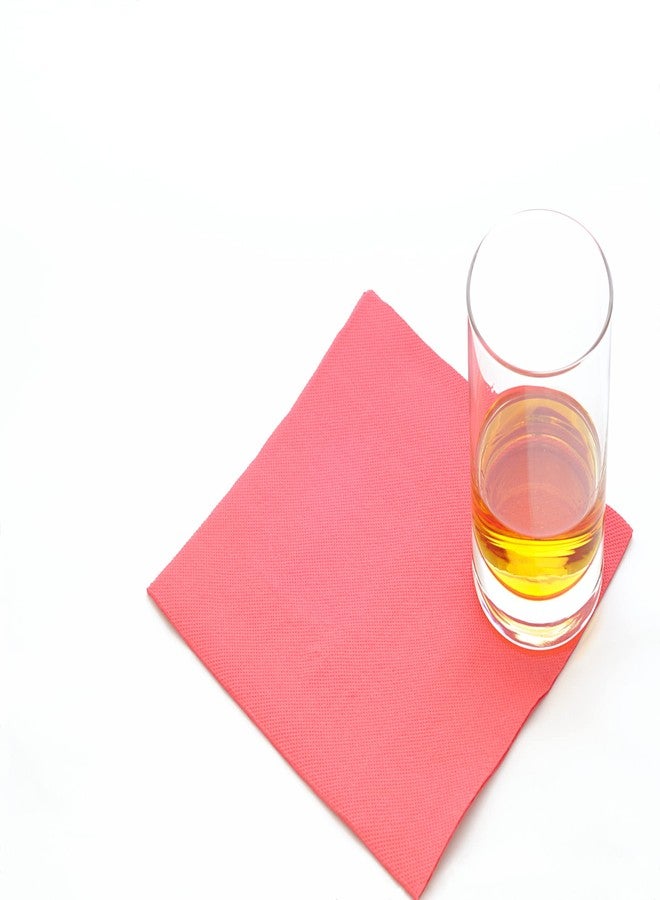 Concession Essentials Red 2 Ply Premium Label Cocktail Beverage Napkin. Pack of 100 Count. Disposable 5 x 5 Cocktail Napkins. Ideal For Holidays Lunch and Dinner. - Image 3