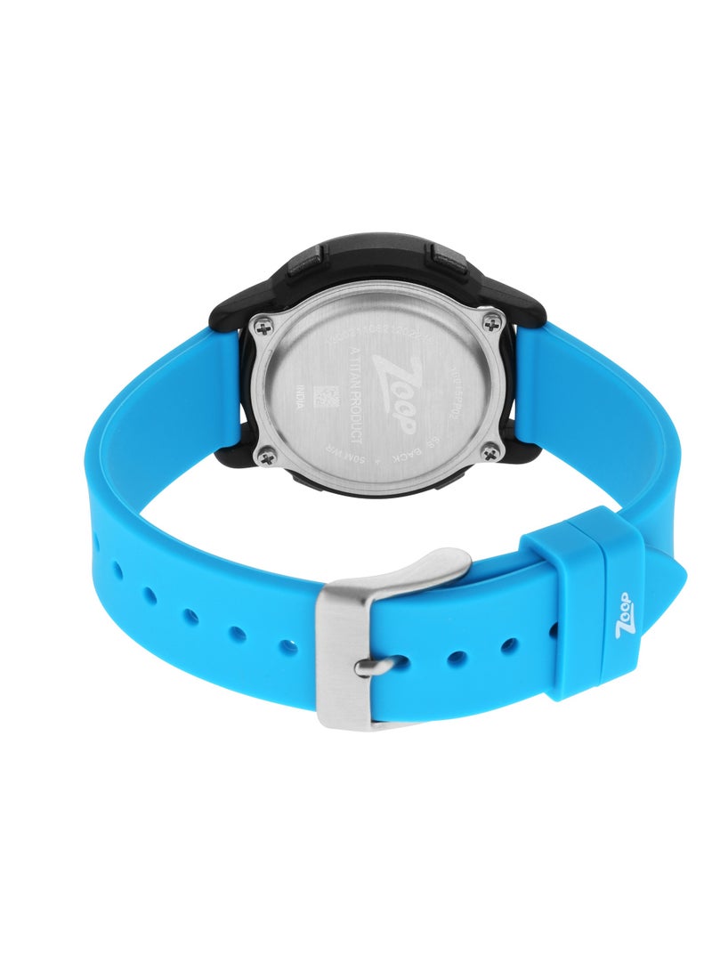 Zoop Digital Watch with Blue Silicone Strap - Image 4