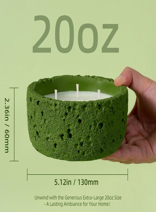 Viyffo Cedarwood & Fir Scented Candle - 20oz Ceramic Jar - Image 2