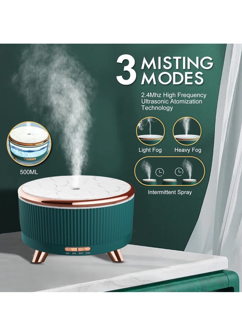 Generic - Essential Oil Diffuser, 500ml Aromatherapy Ultrasonic Air Humidifier Remote Control for Bedroom, Mini Aroma Cool Mist Vaporizer Women Fresheners Defuzzer for Home - Image 1
