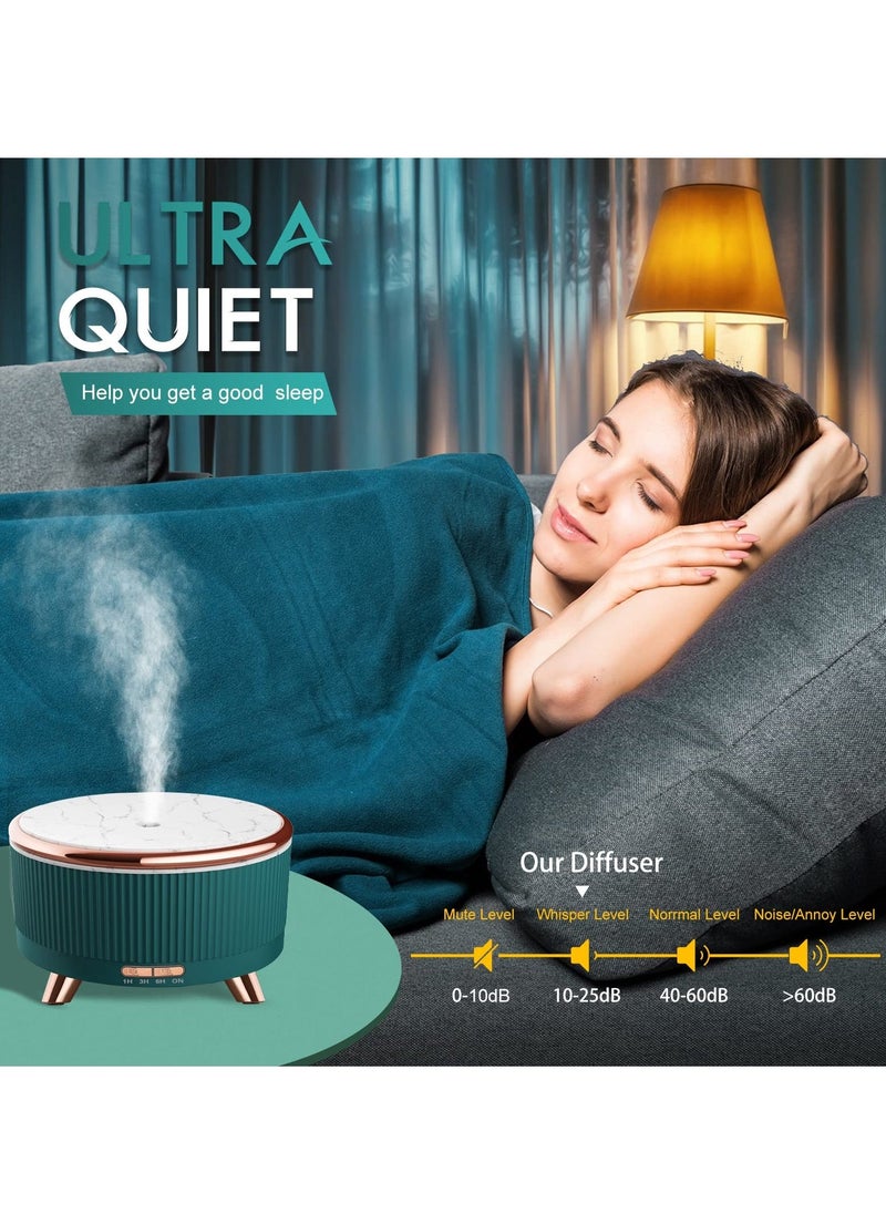 Generic - Essential Oil Diffuser, 500ml Aromatherapy Ultrasonic Air Humidifier Remote Control for Bedroom, Mini Aroma Cool Mist Vaporizer Women Fresheners Defuzzer for Home - Image 1