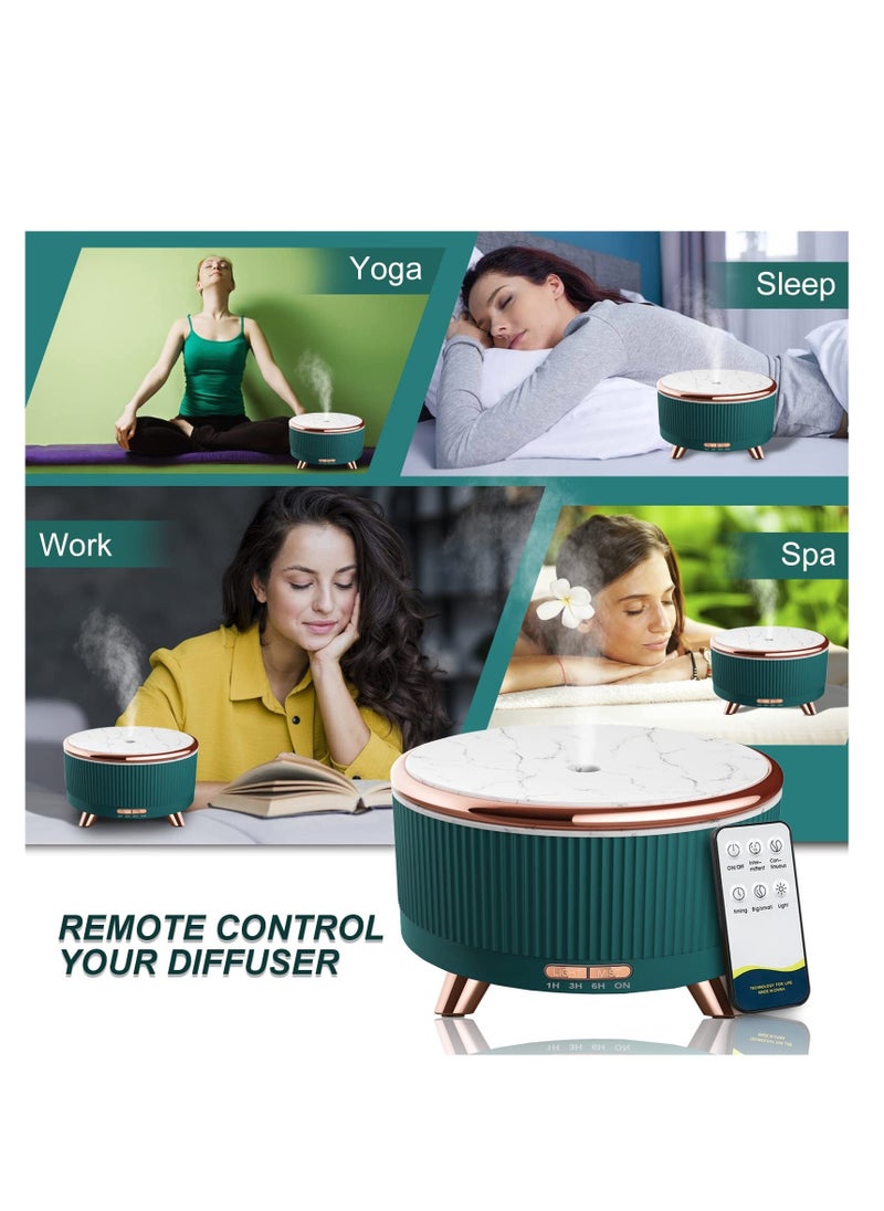 Generic - Essential Oil Diffuser, 500ml Aromatherapy Ultrasonic Air Humidifier Remote Control for Bedroom, Mini Aroma Cool Mist Vaporizer Women Fresheners Defuzzer for Home - Image 1