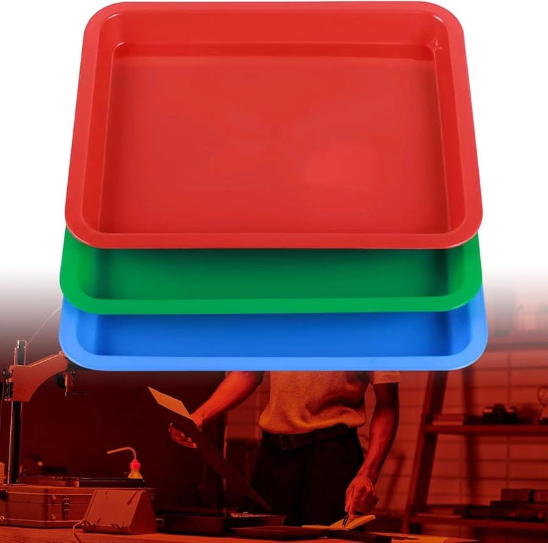 Red Professional Photo Processing Tray Darkroom Film Paper Developer Developing Kit - Image 3