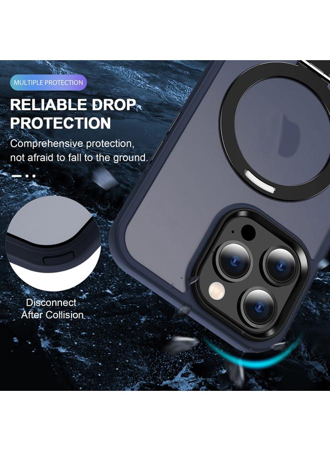 Zaboon Case For iPhone 12 Pro Max Skin-feel MagSafe Holder PC Hybrid TPU Phone Case - Image 5