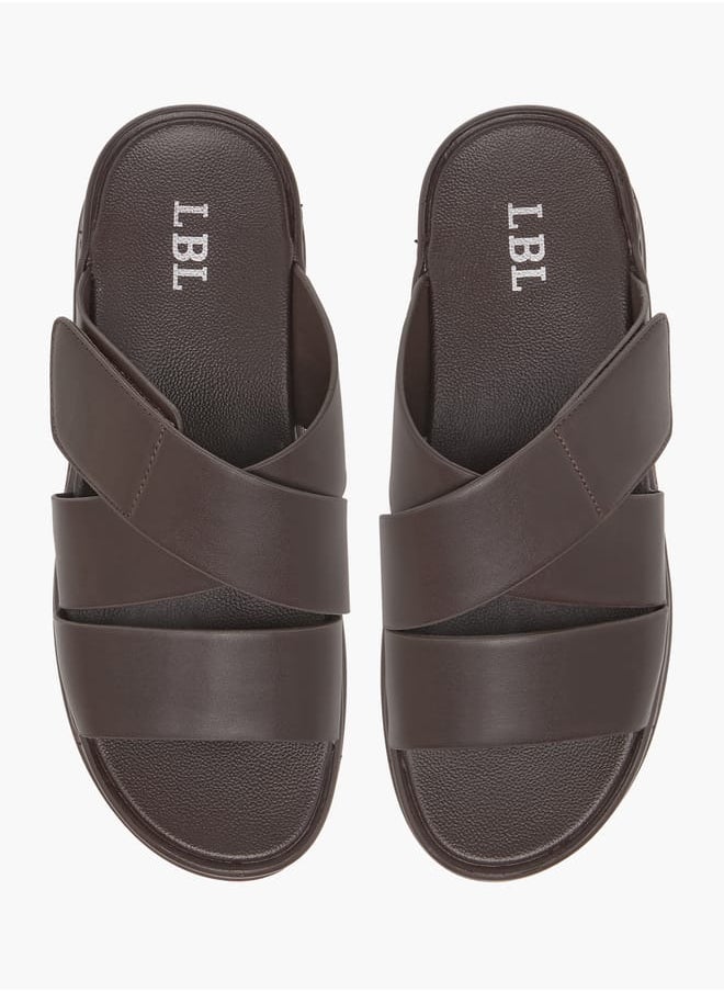 LBL by Shoexpress Mens Solid Slip-On Arabic Sandals  - Image 2