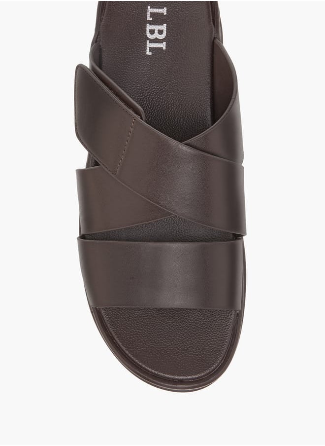 LBL by Shoexpress Mens Solid Slip-On Arabic Sandals  - Image 3