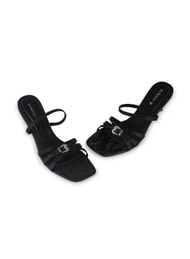 Vincci Multi Strap Mid Heel Sandals