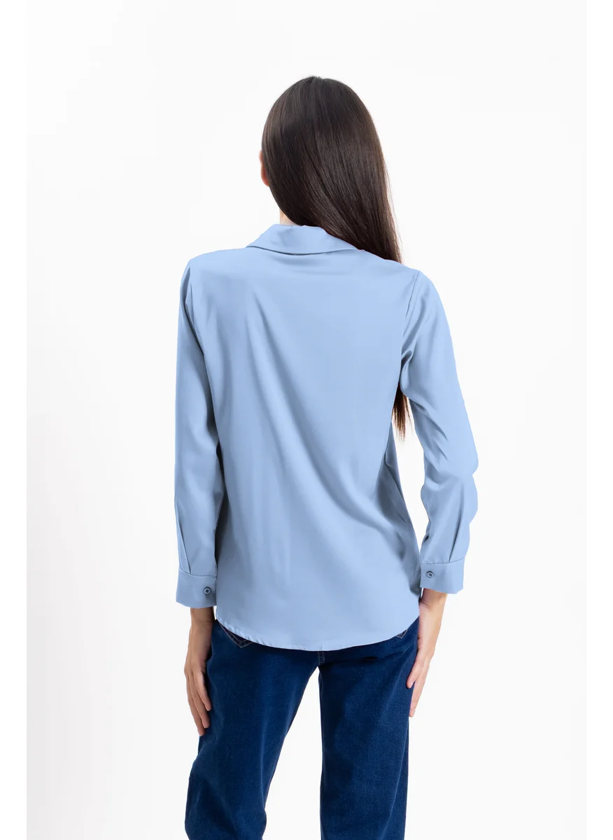 SHAPES SATIN SHIRT