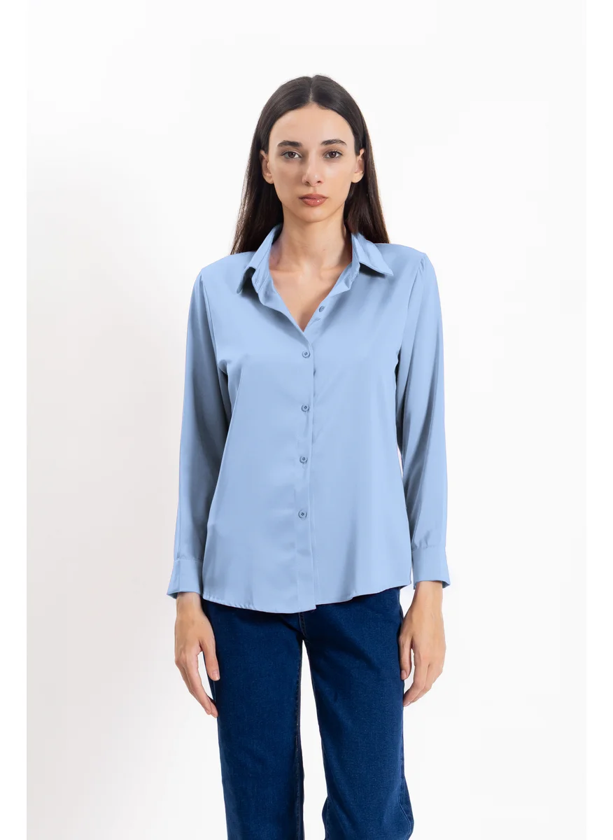SHAPES SATIN SHIRT