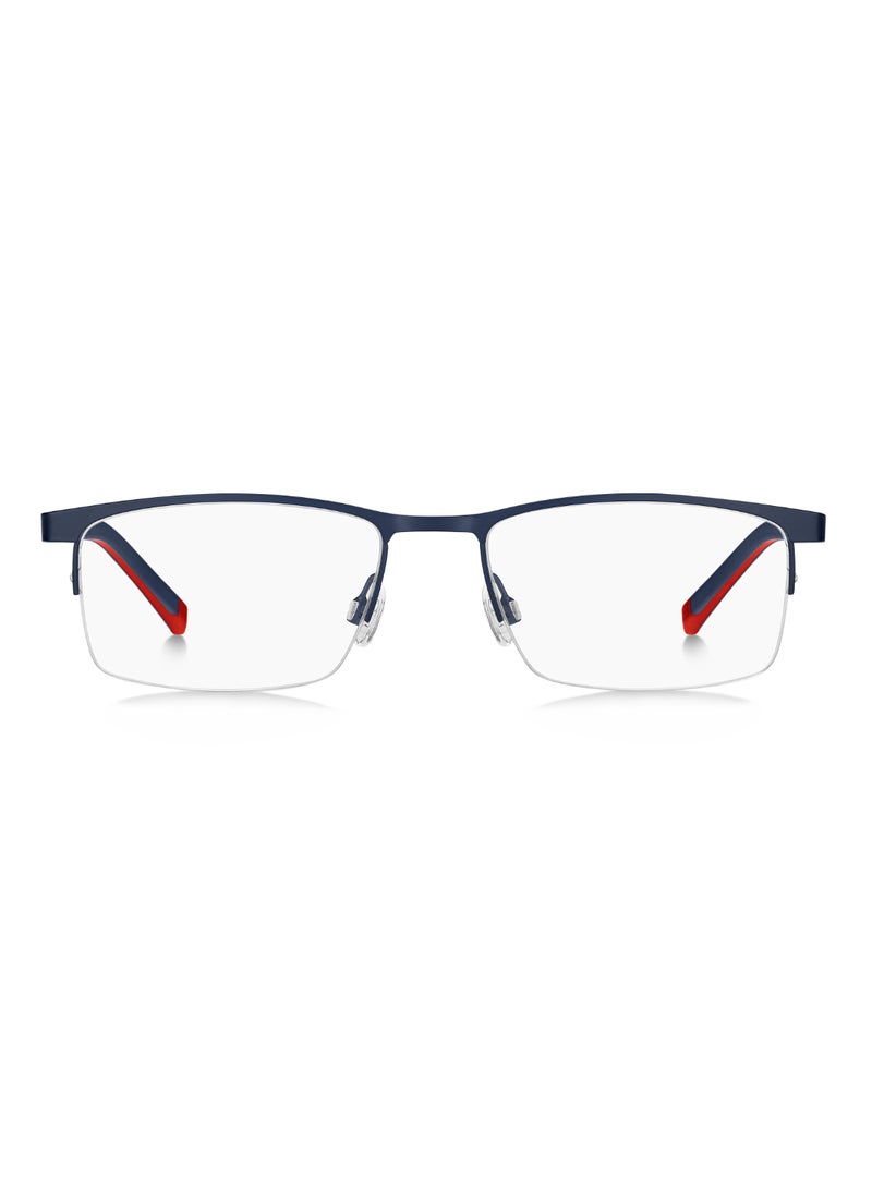 TOMMY HILFIGER Men's Rectangular Shape Carbon Fiber Sunglasses TH 2079  34 - Lens Size: 34.1 Mm - Mtt Blue M - Image 3