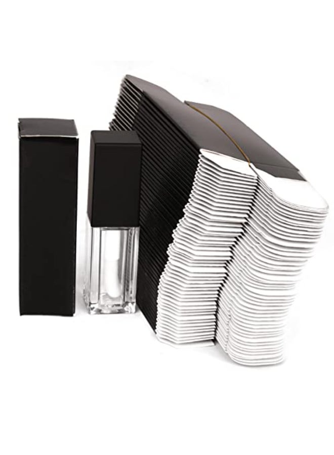 COSIDEA 25pcs 25 25 86mm Craft Paper Box for Lip Gloss Tubes 350gms Lipstick Packaging Pink Black - Image 1