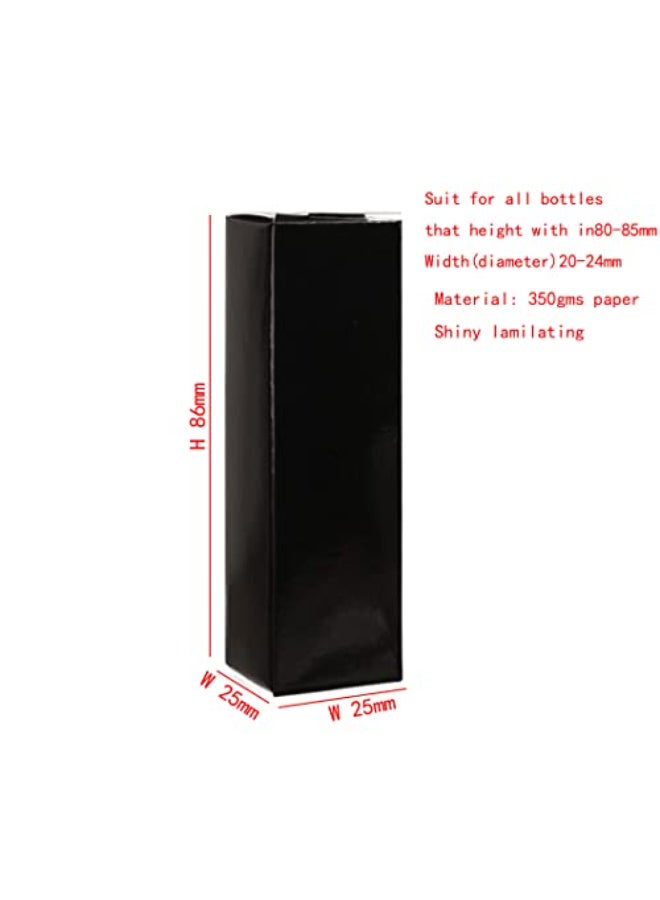 COSIDEA 25pcs 25 25 86mm Craft Paper Box for Lip Gloss Tubes 350gms Lipstick Packaging Pink Black - Image 4