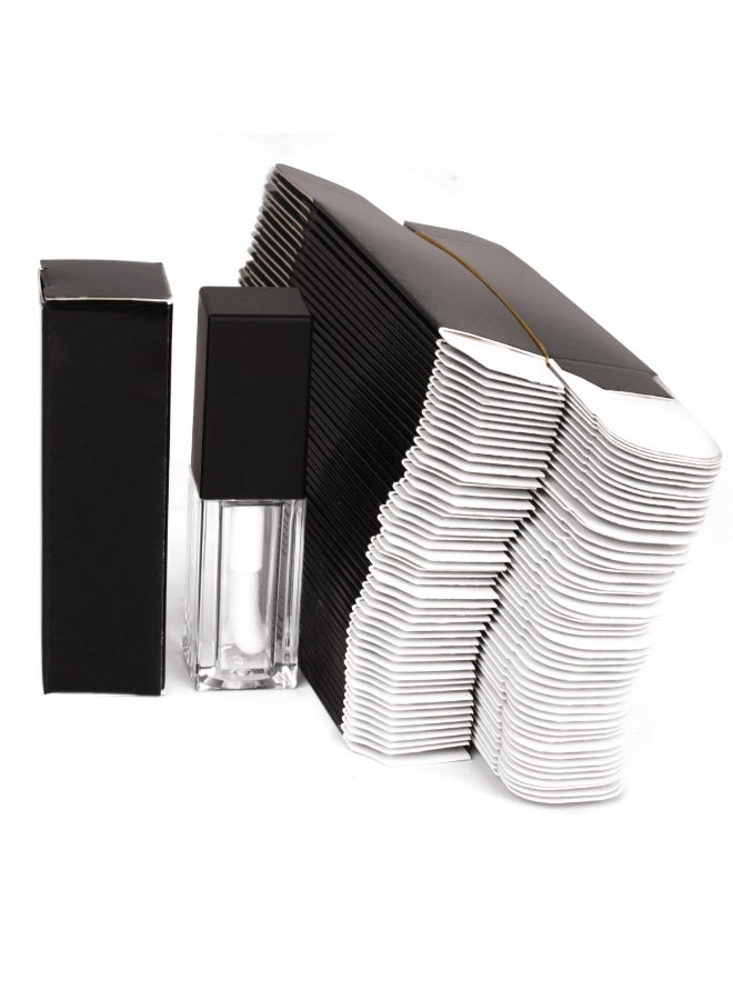 COSIDEA 25pcs 25 25 86mm Craft Paper Box for Lip Gloss Tubes 350gms Lipstick Packaging Pink Black - Image 3