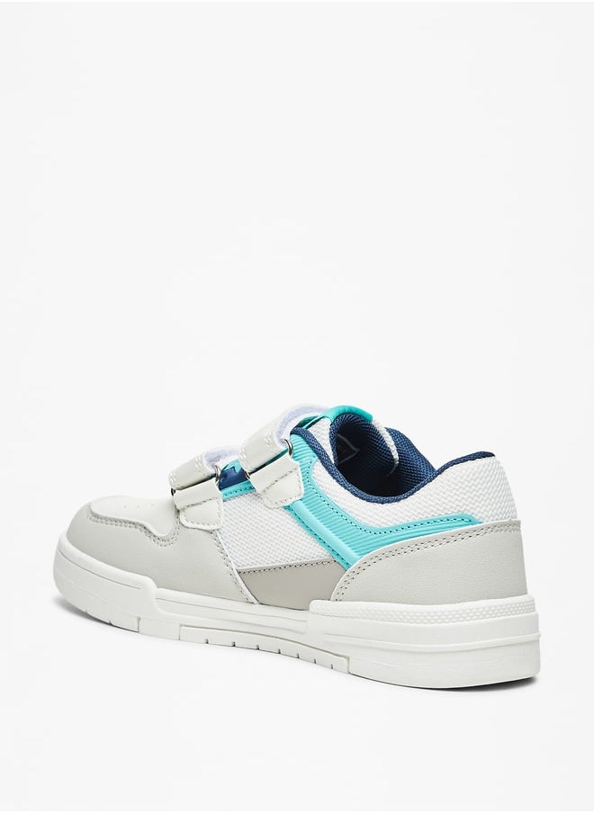 Lee Cooper - Boys' Paneled Sneakers with Hook and Loop Closure - Image 1
