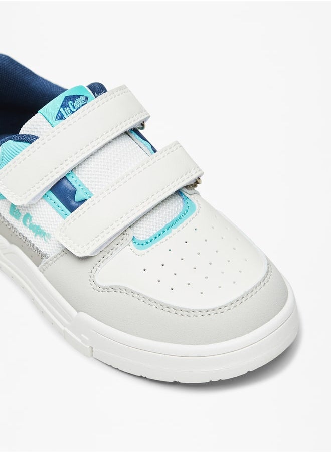 Lee Cooper - Boys' Paneled Sneakers with Hook and Loop Closure - Image 1