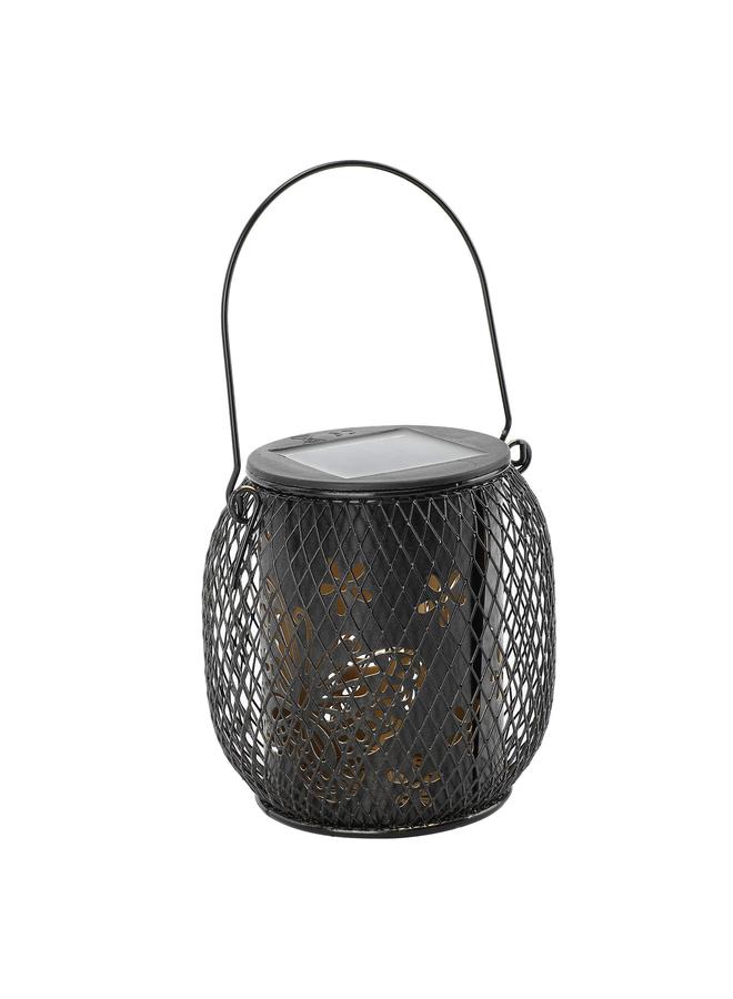 xozgdovg Solar Lantern Outdoor Waterproof Hanging Solar Light with Handle Chain for Yard Patio Garden Decoration Outside Solar Table Lamp erfly Pattern - Image 3