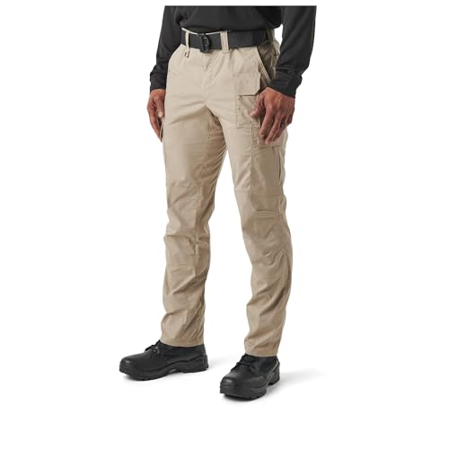 5.11 Tactical Men's ABR Pro Pants, Straight Fit, 9 Pockets, Comfort Waist, Style 74512, Khaki (New), 34W x 30L - Image 2