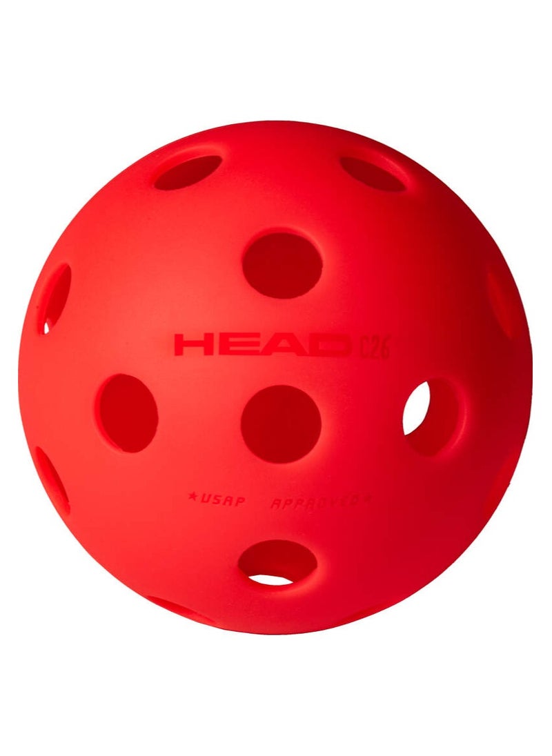HEAD - Championship 26 Pickleball Balls - Pack Of 3 Balls - Image 1