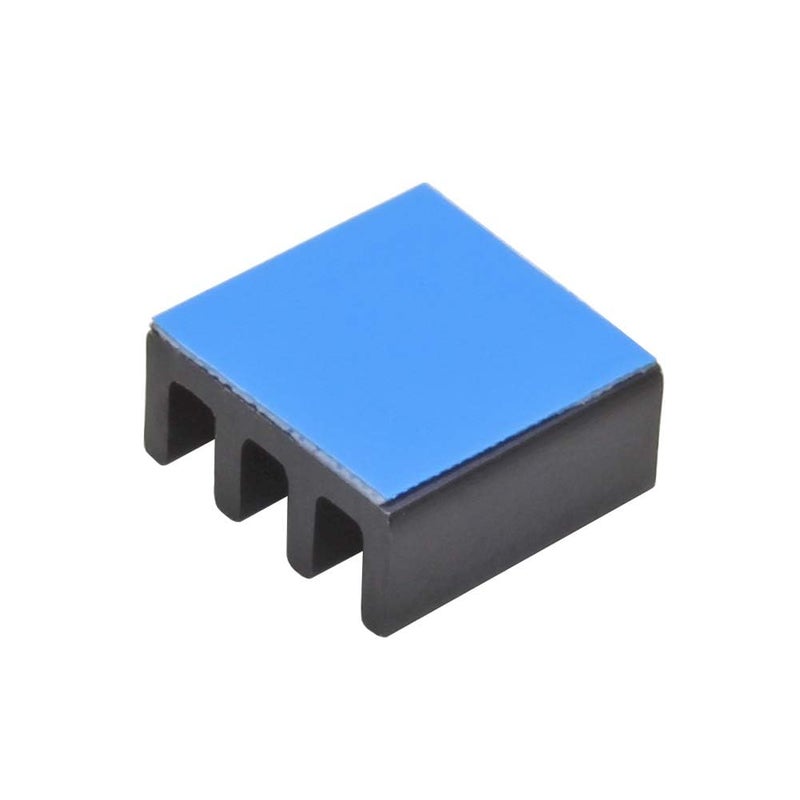 CentIoT - 11X11X5MM Aluminium Heatsink (Straight Fins Anodised Black with Double Sided Thermal Sticker) - Image 5