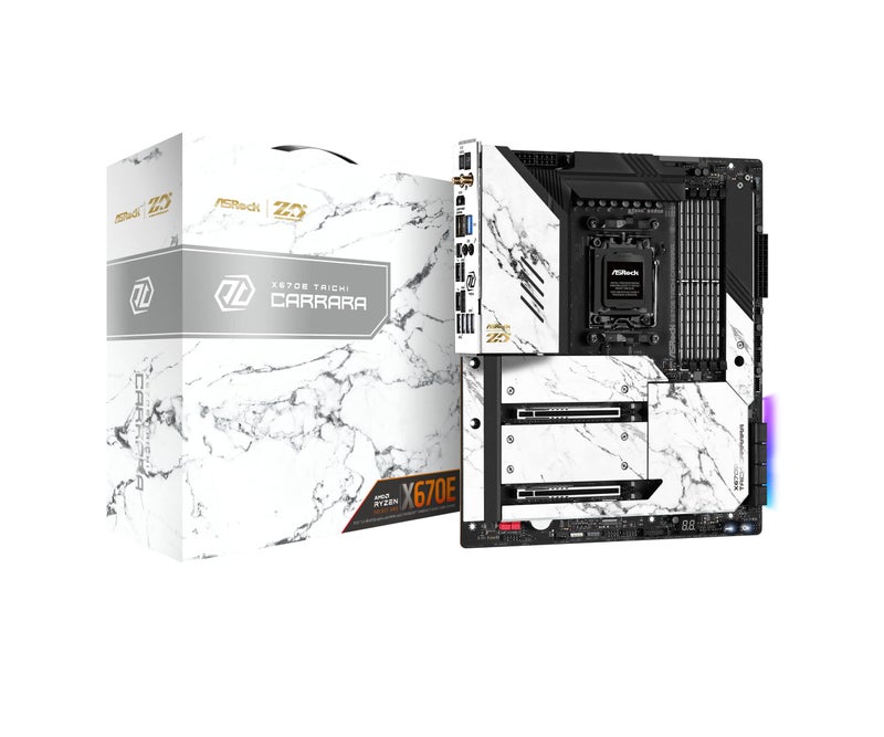 ASRock X670E Taichi Carrara Support AMD AM5 RYZEN 7000 Series Processors Motherboard - Image 1