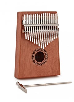 Rubik Kalimba Thumb Piano Beginner Set 17-Key Wooden Thumb Piano Instrument Mahogany Wood Finger Piano with Engraved Notes, Tuning Hammer, Carrying Bag  - Image 2