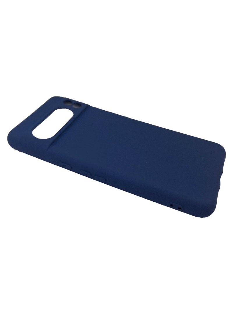 Waldic - Silicone Protective Back Case Cover For Google Pixel 8 Pro - Dark Blue - Image 1
