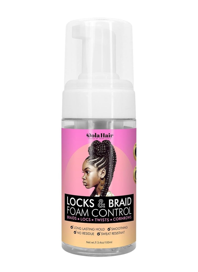 Dolahair Dolahair Curl Mousse for wavy hair Hair Foam for Locks Box Braids Curly Hair Setting, Styling Mousse for Natural Hair  - Image 1