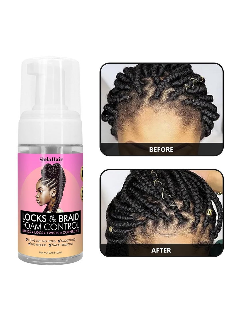 Dolahair Dolahair Curl Mousse for wavy hair Hair Foam for Locks Box Braids Curly Hair Setting, Styling Mousse for Natural Hair  - Image 3