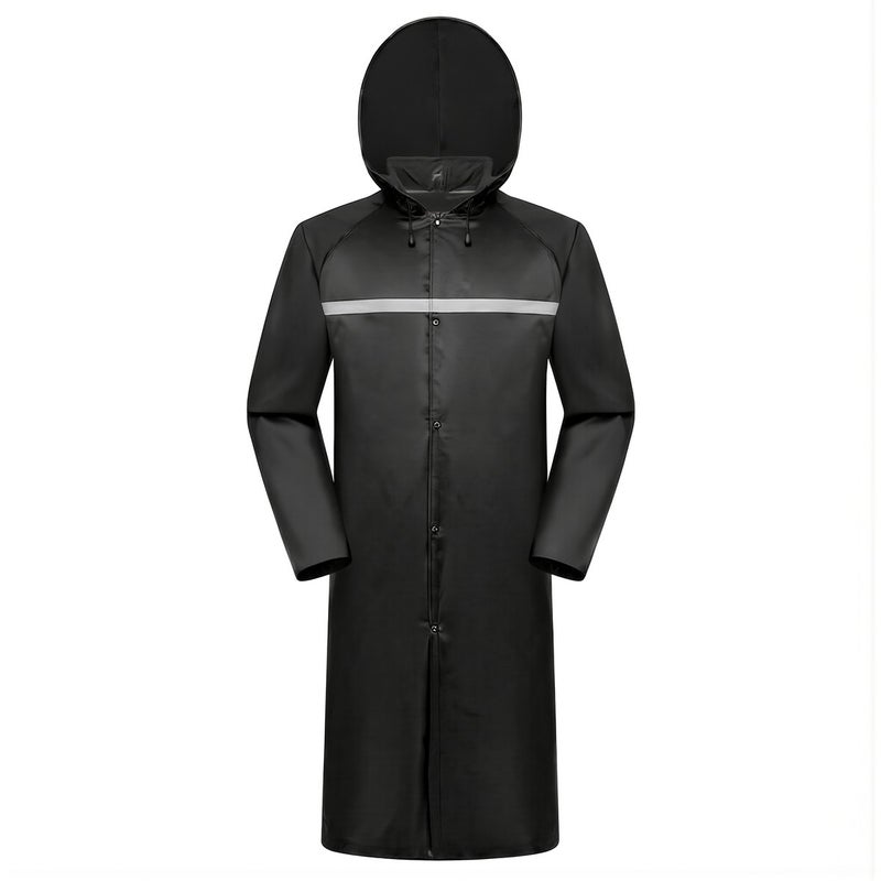Upgrade Double Layer Rain Coat Oxford Fabric Clear Face Shield Waterproof Breathable - Image 1
