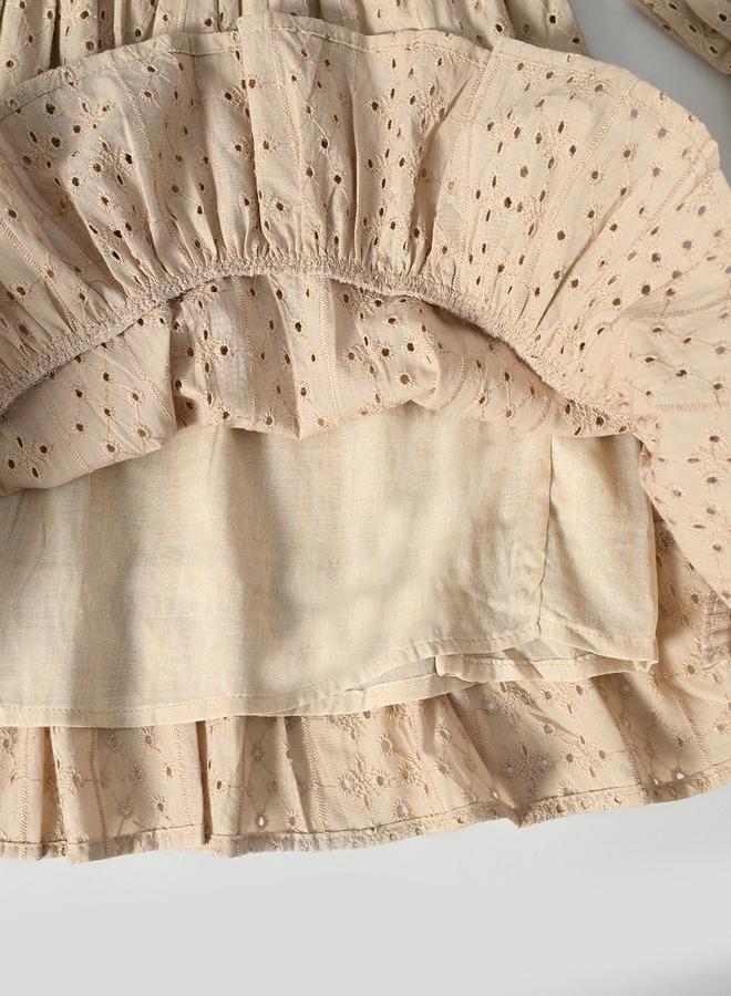 BELLA MODA Ruffled Eyelet Dress - Image 5