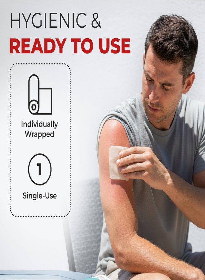 Burnshield Burn Dressing 2.5 x 50cm (3-Pack - Sterile Hydrogel Trauma Pads for Finger and Toe Burns, Scalds & Sunburn Relief – Emergency First Aid Cooling Gel - Individually Wrapped - Image 4