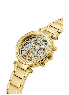 GUESS Women Chronograph Round Stainless Steel Watch GW0403L2 - 37 mm  - Image 4